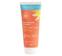 Dermasens Gel Douche Surgras Corps Visage Cheveux Tendre Monoï 200ml pour Peau Sensible
