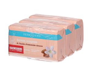 DERMASENS Savon surgras à l'huile d'amande douce 2+1 pc(s)