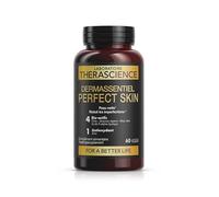 DERMASSENTIEL PERFECT SKIN |Peau nette & sans imperfections |Acné légère à modérée | 4 bioactifs : aloe vera, palmier nain, ortie, acide alpha-lipoique| Zinc| 60 Comprimés | Laboratoire THERASCIENCE