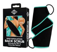 Dermasuri Gant Exfoliant Dos - Serviette Exfoliante Corps à Double Texture - Gommage Douche Naturel - Accessoire de Bain Réutilisable - Cadeau Bien-Être Femmes & Hommes - 68 cm x 20 cm