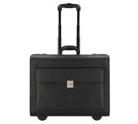 Dermata 2 roulettes Trolley pilote 40 cm noir