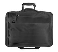 Dermata 2 roues Valise business 37 cm Compartiment ordinateur noir
