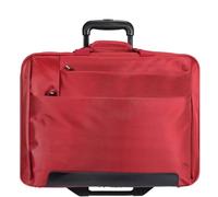 Dermata Trolley business à 2 roulettes 44,5 cm compartiment pour ordinateur portable rouge