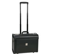 Dermata Business Valise de pilote sur roulettes 48 cm - noir