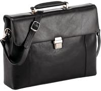 Dermata Porte-documents business en cuir 2 compartiments 40 cm couleur : noir