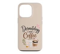 Dermatologie et café Dermatologue drôle Amateur de café Coque pour iPhone 13 Pro