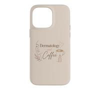 Dermatologie et café Dermatologue drôle Amateur de café Coque pour iPhone 14 Pro Max