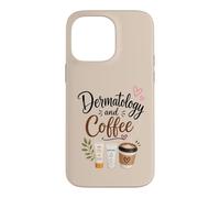 Dermatologie et café Dermatologue drôle Amateur de café Coque pour iPhone 14 Pro Max