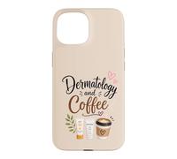 Dermatologie et café Dermatologue drôle Amateur de café Coque pour iPhone 15