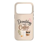 Dermatologie et café Dermatologue drôle Amateur de café Coque pour iPhone 17 Pro