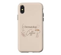 Dermatologie et café Dermatologue drôle Amateur de café Coque pour iPhone X/XS