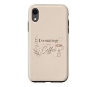 Dermatologie et café Dermatologue drôle Amateur de café Coque pour iPhone XR