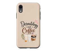 Dermatologie et café Dermatologue drôle Amateur de café Coque pour iPhone XR