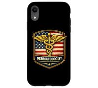Dermatologue américain Dermatologie Skin Doctor Patriot USA Coque pour iPhone XR