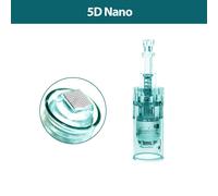 DermaTool-Cartouche à Baïonnette Grossière pour Dr Pen A6S,10/30/50 Pièces,11/24/36/42 Micro Peau,Tête de remplacement - Type 10 PCS NANO 5D