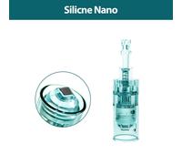 DermaTool-Cartouche à Baïonnette Grossière pour Dr Pen A6S,10/30/50 Pièces,11/24/36/42 Micro Peau,Tête de remplacement - Type 10 PCS Nano Silicone
