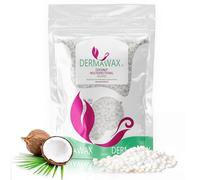 DERMAWAX 400g Perles de Cire Coco - Cire Chaude Sans Bande Hypoallergénique - Épilation Brésilienne Multidirectionnelle - Peaux Sensibles, Visage, Aisselles, Maillot - Fabriqué en Italie