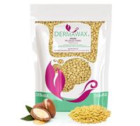 Dermawax Perles de Cire Argan 1 kg - Cire Chaude Pelable Sans Bandes pour Épilation - Visage, Bikini, Aisselles & Corps - Usage Professionnel & Maison - Fabriqué en Italie