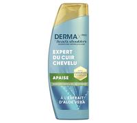 DermaXPro by Head & Shoulders Apaise Shampoing Antipelliculaire 250ml Extrait d’Aloe Vera, Complexe de Céramides, Apaise le Cuir Chevelu Sec Qui Démange, Aide à Renforcer la Barrière Cutanée