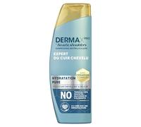DermaXPro By Head & Shoulders Hydratation Pure Shampooing Antipelliculaire 250ml Pour Cuir Chevelu Sec Et Délicat. Sans Tensioactifs Sulfatés, Silicones Et Colorants. Avec Complexe De Céramides