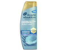 Head & Shoulders DermaXPro Shampooing nourrissant anti-pelliculaire hydratant 500 ml avec huile de coco et complexe céramides, 72 h d'humidité pour cuir chevelu sec