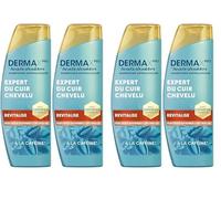 DermaXPro by Head & Shoulders Revitalise Shampoing Antipelliculaire 2x250ml à la Caféine et Complexe de Céramides, Hydrate le Cuir Chevelu Sec et les Cheveux Fins, Aide à Renforcer la Barrière Cutanée