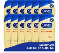 Dermo Nourrissante Surgras Huile Douche Corps - Pour Toute La Famille* - Développée Avec Des Dermatologues - Hydrate La Peau Sèche & Protège - Rend La Peau Plus Résistante - 400ml X12