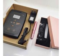 Dermographe 600d-G Pour Tatouage,Stylo Professionnel Pour Maquillage En Continu,Pmu,Facile À Cliquer - Type Rose Golden Kits