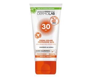 Dermolab - Crème Solaire Haute Protection Peaux Clairs et Sensibles Waterproof SPF 30 Format Travel 50ml