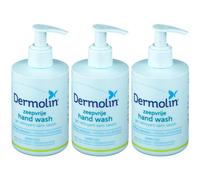 Dermolin Gel nettoyant sans savon Nettoyant 3x200 ml
