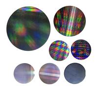 Dermonem Offre des plaquettes en silicium de différentes tailles (30,48 cm) avec puces CPU, circuits lithographie semi-conducteurs et styles aléatoires, support inclus