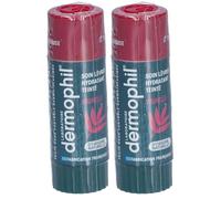 Dermophil® Baume à lèvres teinté prune - Hydratant 2x4 g