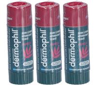Dermophil® Baume à lèvres teinté prune - Hydratant 3x4 g