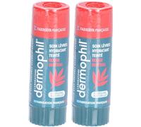 DERMOPHIL Baume Lèvres Hydratant Teinté Rouge Impérial Soin(S)S Des 2x40 g