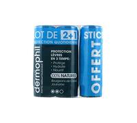 Dermophil Indien Protection Quotidienne Lèvres – Lot de 3 x 4 g
