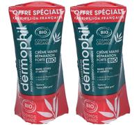 dermophil Phyto-Dermatologique Crème Mains Réparation Forte BIO Pour La Peau 2x2x75 ml