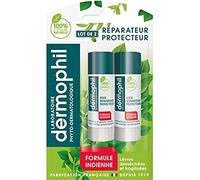 Dermophil Stick a levres reparateur protecteur formule indienne - Les 2 sticks de 4 g