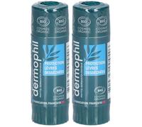 DERMOPHIL Stick Lèvres Bio Protection Desséchées 2x4 g