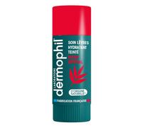 Dermophil Stick Lèvres Hydratant Teinté Rouge Impérial 4g