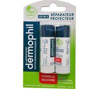Dermophil Stick Lèvres Réparateur Protecteur Formule Indienne Duo (lot de 3 soit 6 sticks)