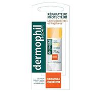 Dermophil Stick Lèvres Réparateur Protecteur Formule Indienne Vanille (lot de 3)