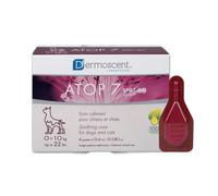DERMOSCENT ATOP 7 SPOT-ON - Solution pour peaux irritées de chien et chat - 4 pipettes 0-10kg