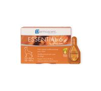 Dermoscent Soin de la peau et du pelage Essential 6 pour chien 10–20 kg Spot-on 4 x 1,2 ml