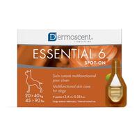Dermoscent Essential 6 Spot-on pour Chien 20-40 kg | Soin Cutané Multifonctionnel Naturel | 4 Pipettes x 2,4 ML