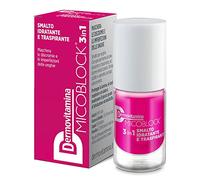 Dermovitamina Micoblock 3 en 1 Vernis fuschia 5 ml | Vernis à séchage rapide pour ongles endommagés, avec formule spéciale hydratante et respirante à action élastique