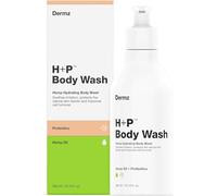 Dermz H+P Gel douche réparateur pour peaux sensibles à l'eczéma et au psoriasis pour peaux sèches Huile de chanvre et probiotiques Hydratation et lutte contre les peaux sèches Gel douche naturel