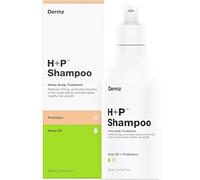 Dermz H+P Shampoo antimicrobien : Chanvre, Probiotiques & Acide Salicylique - Soin profondément nourrissant du cuir chevelu, Traitement thérapeutique de la dermatite séborrhéique et du psoriasis