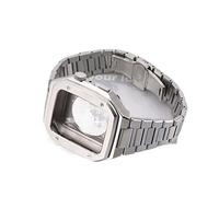 Dernier acier inoxydable pour bande 44 mm STRAP METAL pour la série Iwatch 8 7 6 SE 5 4 44 mm noble Metal Luxury Watch Band
