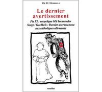 Dernier avertissement - Joseph Goebbels - Romillat - broché - Livre