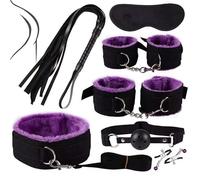 Dernier Ensemble D'Accessoires De Sport En Nylon 7 PièCes, Ceinture D'EntraîNement De Rallye De Yoga Pour La Peau Pour L'EntraîNement - Y3 (Violet)
